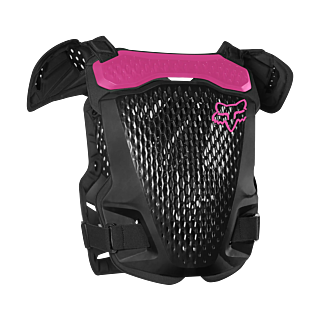 Fox Youth Chest Protector R3 - Black / Pink