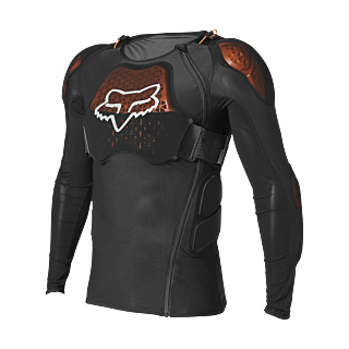 Fox Youth Chest Protector Vest Baseframe Pro D3O - Black