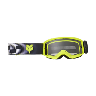 Fox Youth Motocross Goggle Main II Collect - Grey / Yellow - Clear