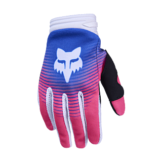 Fox Youth Motocross Gloves 2026 180 Collect - Blue / Pink