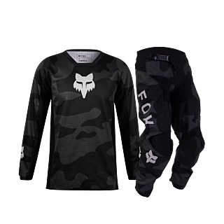 Fox Youth Motocross Gear 2026 180 Bnkr - Black Camo