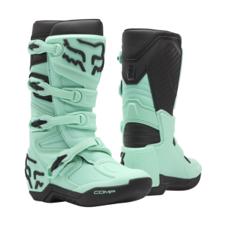 Fox Youth Motocross Boots Comp - Teal