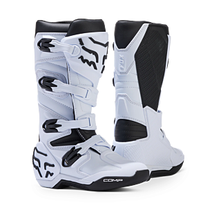 Fox Youth Motocross Boots Comp - White