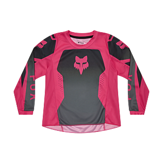 Fox Girls Mini Motocross Jersey 2026 180 Shield - Black / Pink