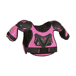 Fox Mini Chest Protector PeeWee Titan - Black / Pink