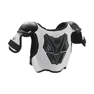 Fox Mini Chest Protector PeeWee Titan - Black / Silver