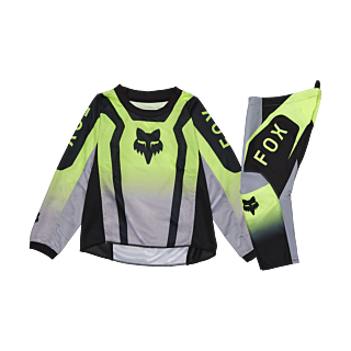 Fox Mini Motocross Gear 180 Lean - Fluo Yellow