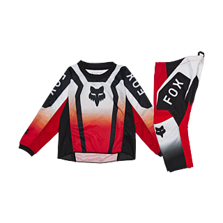 Fox Mini Motocross Gear 180 Lean - Fluo Red
