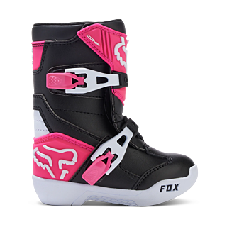 Fox Mini Motocross Boots Comp - Black / Pink