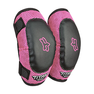 Fox Mini Elbow Guards PeeWee Titan - Black / Pink