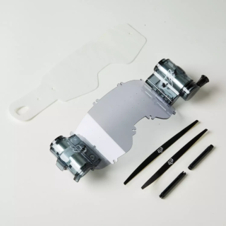 Fox Roll-Off System with Posts Total Vision Airspace I / Main I - Light Grey - 45 mm