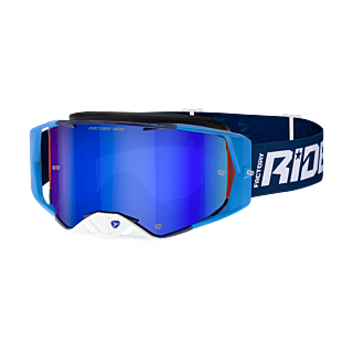 FXR Motocross Goggle Factory Ride - Icebox - Mirror Blue
