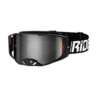 FXR Motocross Goggle Factory Ride - Prime - Smoke / Silver