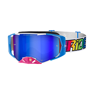 FXR Motocross Goggle Factory Ride - Prism - Mirror Blue