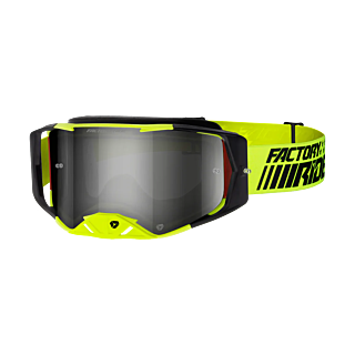 FXR Motocross Goggle Factory Ride - Trigger - Smoke / Silver