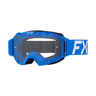 FXR Motocross Goggle Maverick Prime - Blue - Clear