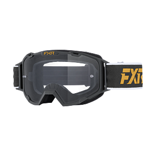 FXR Motocross Goggle Maverick Prime - Graphite - Clear