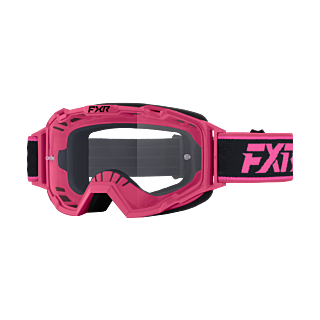 FXR Motocross Goggle Maverick Prime - Razzle - Clear