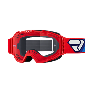 FXR Motocross Goggle Maverick Prime - Red - Clear