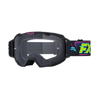 FXR Motocross Goggle Maverick Prime - Sketchy - Clear
