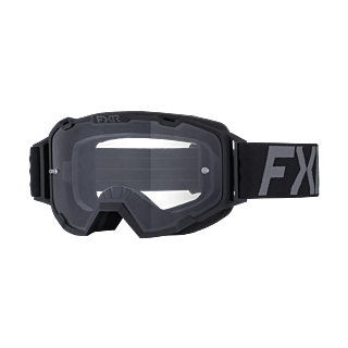 FXR Motocross Goggle Maverick Prime - Black - Clear