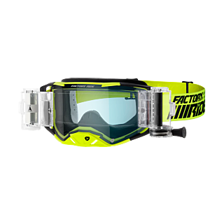 FXR Motocross Goggle Roll-Off Factory Ride - Trigger - Clear