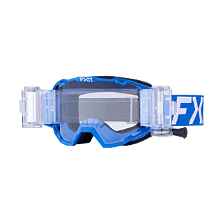 FXR Motocross Goggle Roll-Off Maverick Prime - Blue - Clear