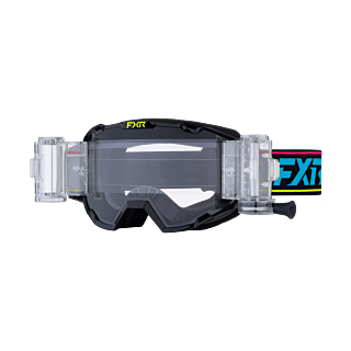 FXR Motocross Goggle Roll-Off Maverick Prime - Rave - Clear