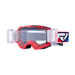 FXR Motocross Goggle Roll-Off Maverick Prime - Red - Clear