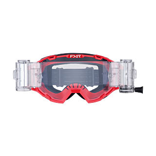 FXR Motocross Goggle Roll-Off Maverick Prime - Red - Clear