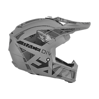 FXR Motocross Helmet Clutch Stealth - Steel