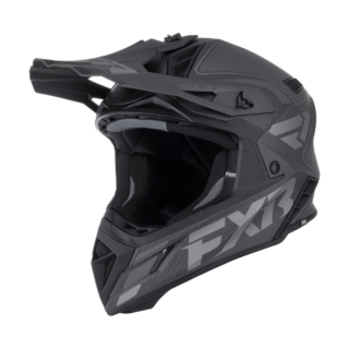 FXR Motocross Helmet Helium Carbon - Shadow
