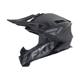 FXR Motocross Helmet Helium Carbon - Shadow
