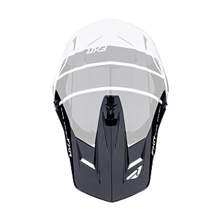 FXR Helmet Visor Clutch Comp - White / Black