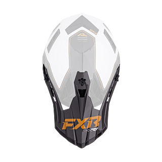 FXR Helmet Visor Helium Carbon - Gold / White