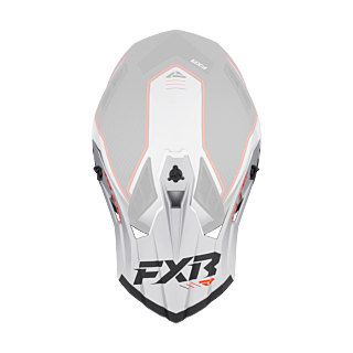FXR Helmet Visor Helium Carbon - Orange / Silver