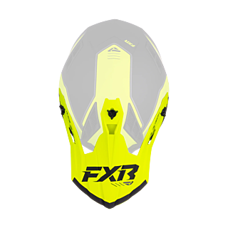 FXR Helmet Visor Helium Race Div - HiVis / Grey