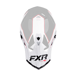 FXR Helmet Visor Helium Race Div - Red / White