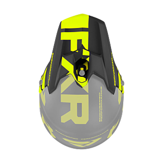 FXR Helmet Visor Torque Team - Black / High-vis