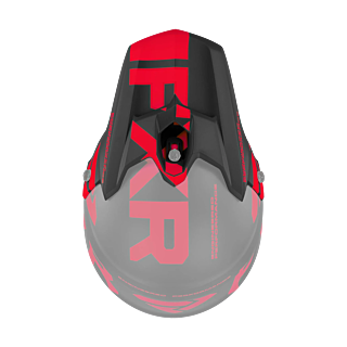 FXR Helmet Visor Torque Team - Black / Red