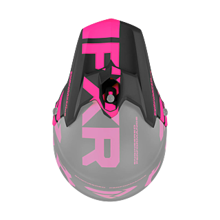 FXR Helmet Visor Torque Team - Black / Pink
