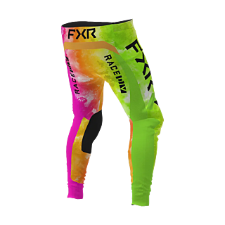 FXR Youth Motocross Pants Podium - Acid Sherbert