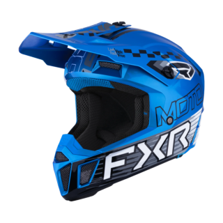 FXR Youth Motocross Helmet Clutch - Blue / White