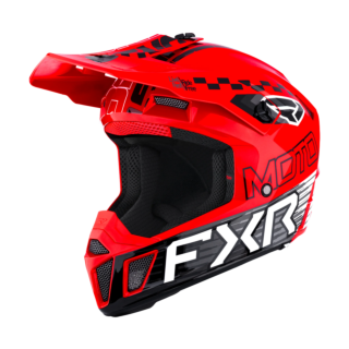 FXR Youth Motocross Helmet Clutch - Red / White