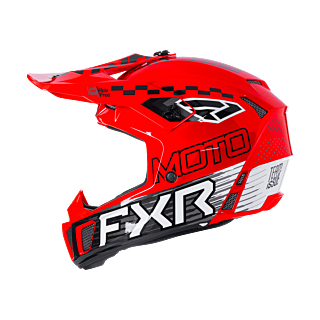 FXR Youth Motocross Helmet Clutch - Red / White