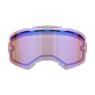 FXR Lens Factory Ride - Dual Vented Persimmon / Blue