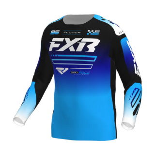 FXR Mini Motocross Jersey 2026 Clutch - Blue / Black / White