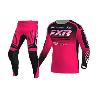 FXR Mini Motocross Gear 2026 Clutch - Razz / Black / Pink