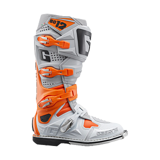 Gaerne Motocross Boots SG-12 - Orange / Grey / White