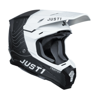Just1 Motocross Helmet J22C Frontier - White / Black / Carbon